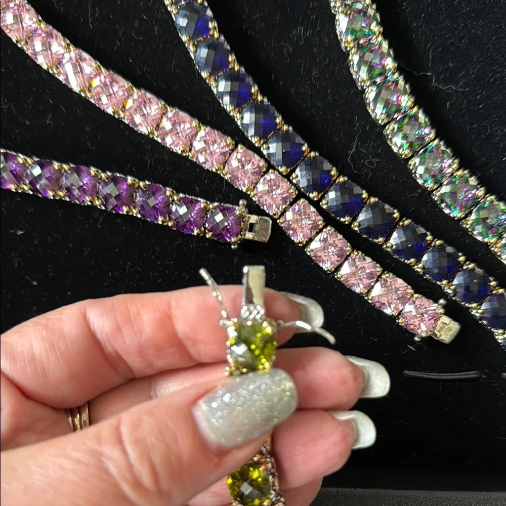 Park Lane CZ signature vintage bracelet. One for sale … white stone!